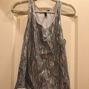 BCBG SEQUIN TANK